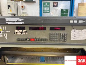 Guillotine à papier Polar 92 EM - Machine à couper le papier - En vente - Product Image 3