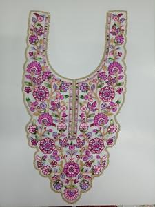 100% patchs de cou brodés personnalisés à coudre vêtements de haute qualité conceptions d'appliques décoratives pour robes chemisiers utilisation directe - Product Image 3