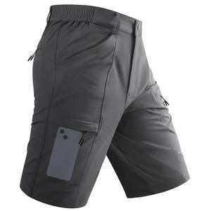 Short de jogging Cargo de course à pied d'été pour hommes de grande taille sur mesure Short d'entraînement en coton solide avec grande poche - Product Image 1
