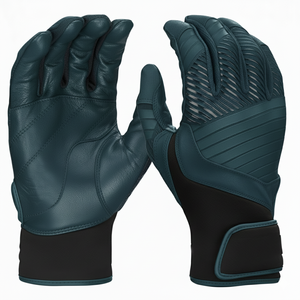 Guantes de Bateo de Béisbol Personalizados al por Mayor con Logotipo Propio, Color Personalizado, Precio al por Mayor, Agarre Antideslizante en la Palma, Transpirables, Elegantes, Guantes de Bateo de Softbol - Product Image 5