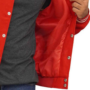 Chaqueta de invierno personalizada Letterman para hombre, nuevo estilo, ropa informal ligera, chaqueta Letterman - Product Image 6