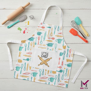 ผ้ากันเปื้อนเด็ก2026เป็นมิตรต่อสิ่งแวดล้อมแบบซักได้ทำจากผ้าฝ้าย100% และวัสดุโพลีคอตตอน - Product Image 5