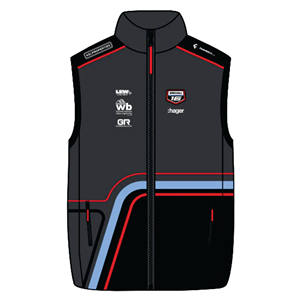 Veste imperméable coupe-vent sans manches OEM prix d'usine, patchs de broderie surdimensionnés, imprimé par sublimation, vêtements d'extérieur décontractés - Product Image 2