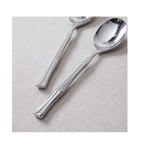 ช้อนเสิร์ฟเหล็กทำมือ4ชิ้นเหมาะสำหรับงานแต่งงานเครื่องใช้ในโรงแรมและผลิตภัณฑ์การตั้งค่าการรับประทานอาหารสุดพิเศษ - Product Image 6