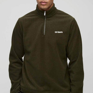 เสื้อสเวตเชิ้ตซิป ¼ ตัว ราคาสุดคุ้ม ผ้าฝ้าย/โพลีเอสเตอร์ ทรงโอเวอร์ไซส์ สำหรับผู้ชาย - Product Image 3