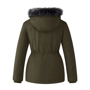 Veste parka chaude d'hiver personnalisée pour femmes de grande taille Nouveau dernier design à la mode Style imperméable et décoré avec un service OEM - Product Image 2