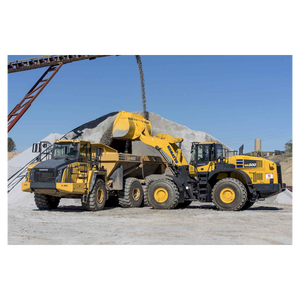 Cargador de ruedas grande, cubo extra ancho, brazos de elevación extendidos, diseñado para tierra a granel y manejo de materiales - Product Image 2