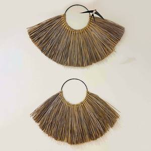 Woven raffia home decor accessory seagrass hanging <b>arts</b> luxury <b>wall</b> <b>art</b> made from sea grass - Product Image 1