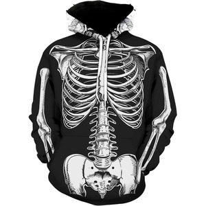 Sweat à capuche d'hiver personnalisé en molleton 100 % coton brodé, coupe oversize, respirant, avec poche, pour hommes et femmes, commande en gros - Product Image 5