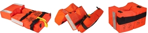 Gilet de sauvetage M-CUBE R1 Orange SOLAS 150N certifié MED, design compact, le plus petit au monde, premier gilet véritablement pliable avec sangle de hanche PL - Product Image 2