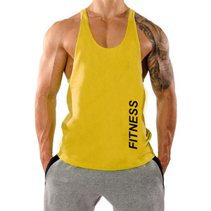 Gym Clothing <b>Men</b> Sleeveless Muscle Shirt <b>Stringer</b> Tank Top Fitness Basketball Running Singlet Best Cotton 2025 - Product Image 6