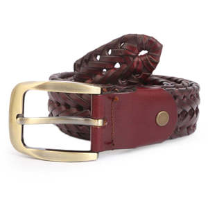 Ceinture pour homme Insight International Factory Wholesale OEM Service - Couleur café décontractée, en cuir artificiel, boucle à ardillon, largeur 35 mm, 43 - Product Image 1