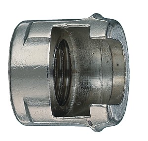 Dado Fresato per Compressori, Confezione da 2 Pezzi 1/4 M - Product Image 1