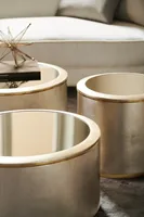 Table basse Caracole Circle in Time - Table basse ronde moderne par Mac Showroom