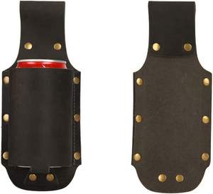 Stylish Comfortable Leather Waist Bag <b>Travel</b> <b>Pouch</b> for Beer Bottle Holder for Picnics Beach Barbeques Fishing - Product Image 1