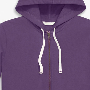 Women Regular Fit <b>Fleece</b> Zip-Up <b>Hoodie</b> with Drawstring Front Logo Breathable Casual Winter Sweatshirt - Product Image 6