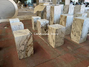 Calacatta Viola tavolino in <span class=keywords><strong>marmo</strong></span> <span class=keywords><strong>rosso</strong></span> zoccolo tavolino basso in pietra - Product Image 4