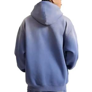 Haute qualité nouveau Design lavage à l'acide à capuche 100% coton Anti boulochage respirant lavage à l'acide à capuche Streetwear lavage à l'acide à capuche pour hommes - Product Image 2