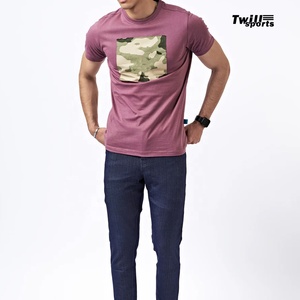 T-shirt en coton TWILL SPORTS unisexe vintage 2026, coupe oversize, col rond, manches courtes, séchage rapide, respirant, style streetwear décontracté - Product Image 2