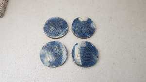 Ensemble de 4 sous-verres en bois d'acacia SMART avec support pour la maison déco sous-verre en bois massif sous-verre de luxe personnalisé pour boisson - Product Image 2