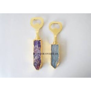 Posavasos chapados en oro de alta calidad, posavasos hechos en Metal de calidad superior, asas de diseñador, abridor de tapas de botellas de vino y cerveza a un precio impresionante - Product Image 3