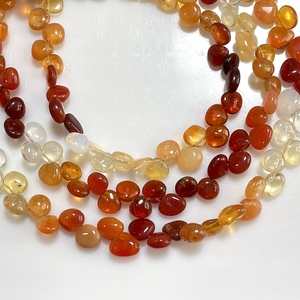 Mexican Fire Opal Smooth Heart Shape Beads Good Quality Natural Mexican Opal Plain Beads For Jewelry - Product Image 4