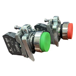 ปุ่มกด XB4BL41 22มม. สวิตช์โลหะ Schneider สวิตช์คืนค่าสปริง10A สูงสุดชุด1NO สีแดงเงิน - Product Image 6