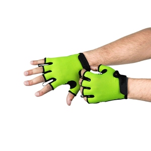Guantes de Gimnasio de Cuero de Color Personalizado para Levantamiento de Pesas, Transpirables, de Alta Calidad, Guantes de Fitness Unisex de Medio Dedo, Gran Venta - Product Image 6
