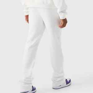 Sweat à capuche élégant et pantalon de survêtement avec logo personnalisé vente en gros 100% coton respirant col montant saison d'hiver avec logo avant - Product Image 2