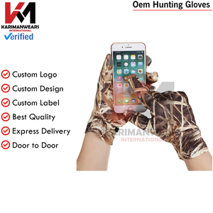 Gants de chasse légers camouflage pour hommes, durables et résistants aux intempéries, gants de chasse sauvage, personnalisation du logo, fournisseur d'usine - Product Image 3