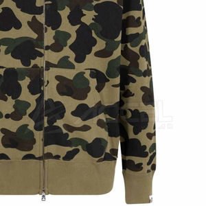 เสื้อฮู้ดดี้หรูหราแบบหนา ผ้าเชนิลล์ โลโก้ด้านหน้า ผ้าฝ้ายฟลีซ 100% ออกแบบเองได้ พิมพ์ลายดิจิทัล เสื้อฮู้ดดี้ COMO สำหรับฤดูหนาว - Product Image 4