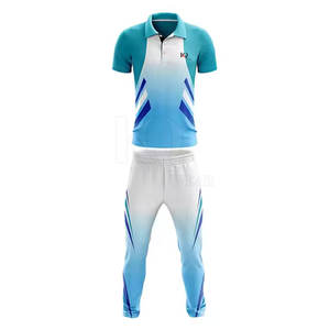 Uniforme de Cricket Ligero y Cómodo de Alta Calidad al por Mayor, Conjunto de Camiseta y Pantalones con Logotipo Personalizado para Escuelas, Clubes y Equipos - Product Image 1