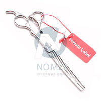Haute qualité personnalisé 5-6 pouces en acier inoxydable barbier coupe de cheveux ciseaux amincissement coiffure ciseaux beauté accessoires peigne