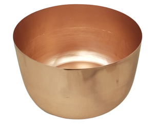 Round metal mixing bowl for salad <b>egg</b> beating <b>decorative</b> and kitchen serving purposes metal serving bowl at low price - Product Image 1