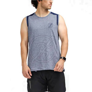 Vêtements de fitness Débardeur à séchage rapide pour hommes à vendre Meilleur fabricant Logo personnalisé Débardeur de fitness pour hommes avec taille personnalisée - Product Image 1
