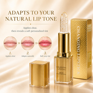 Rossetto con Foglia d'Oro che Cambia Colore, Migliora Labbra Opache e Secche, Illumina, Nutre e Idrata, Lunga Durata - Product Image 4