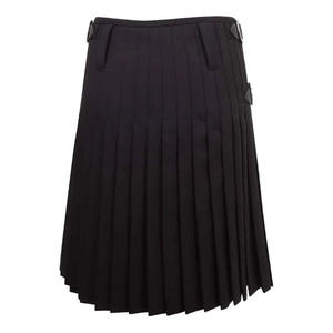 Material duradero hecho de alta calidad de color sólido escocés de cuero para hombres Kilt tradicional Highland cuero Kilts para la venta - Product Image 2