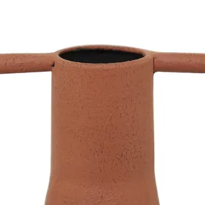 Vase à fleurs en métal géométrique moderne, fournisseur de décoration intérieure design, vase à fleurs en métal pour la maison - Product Image 4