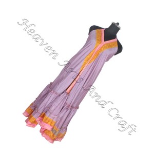 Vintage Silk Saree Boho <b>Dress</b> Women Floral Print Beach <b>Dress</b> Casual Ladies Slim Fit Printed Custom Summer <b>Dress</b> - Product Image 3
