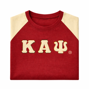 Camisa Premium Kappa Alpha Psi Krimson, Talla Exacta, Mezcla de Algodón de Alta Calidad, Escudo Bordado con Letras Griegas, Ropa de Fraternidad - Product Image 6