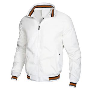 Veste décontractée sans capuche avec poche latérale de baseball zippée pour printemps et automne Vestes pour hommes - Product Image 3