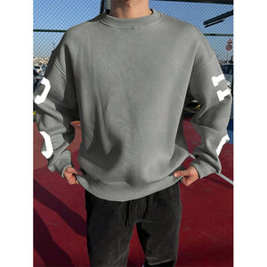 Sudaderas Vintage de Peso Pesado, Sudadera Extra Grande de Algodón Personalizada, Precio de Fábrica al por Mayor, Impresión de Logotipo, Ropa Urbana, Sudadera con Capucha para Hombre - Product Image 2