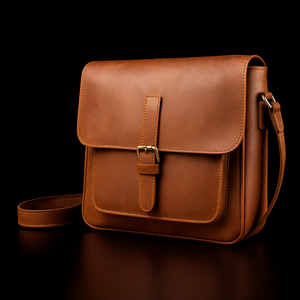 Bolso Mensajero Ejecutivo Pro de Cuero de Grano Completo, Bolso de Hombro Inteligente para Trabajo, Bolso Bandolera de Cuero de Divine International - Product Image 5