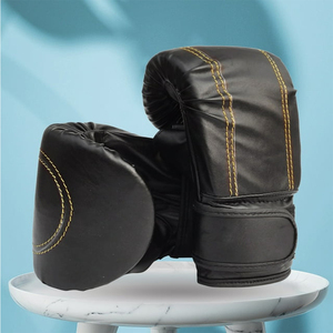 Par de guantes de boxeo de alta resistencia, guantes de boxeo ajustables, transpirables, lisos, ergonómicos, para adultos, para gimnasio - Product Image 6