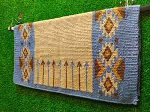 Manta de sillín de lana hecha a mano con diseño de Nueva Zelanda para Western Show Horse Top Wool Saddle Pad con tamaño de forro polar - Product Image 3