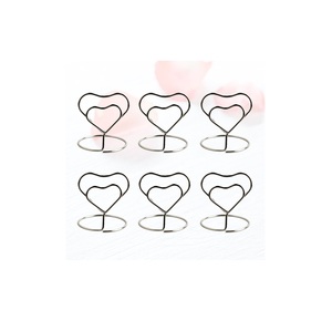 Porte-cartes de visite en métal au design de luxe Porte-cartes de visite moderne Porte-numéro de table en métal Prix de gros - Product Image 4