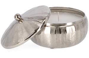 Bougie votive en aluminium noir de haute qualité 14x9,5h fabriquée en Inde pour Noël Nouvel An et Bars - Product Image 5