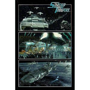 Starship Troopers <b>Poster</b> Durable Plastic Material Offset Printing Techniques for Graphics - Product Image 1