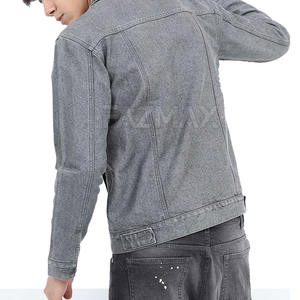 Vêtements décontractés Veste en jean pour hommes à vendre en ligne Veste en jean léger de qualité supérieure pour hommes - Product Image 4