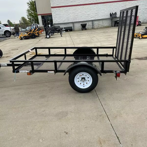 Remolque Utilitario de Servicio Pesado Tex Trailer, Estructura Totalmente de Acero, Eje Doble, Ideal para Jardinería, Construcción y Uso Agrícola - Product Image 6